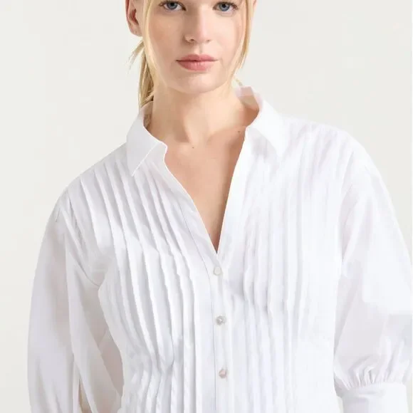 NEW RELEASE-Cinq A Sept - Women’s Monty Dress in White Size 2